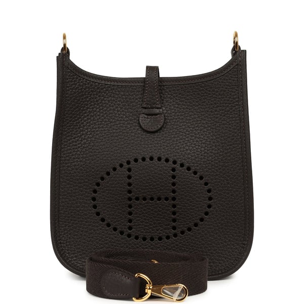 Hermes Evelyne TPM Bai Brun Clemence Gold Hardware