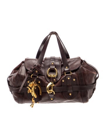 Leather Top Handle Bag
