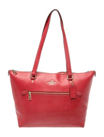 Coach Saffiano Leather Top Handle Bag