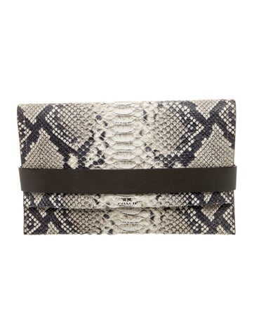 Snakeskin Clutch