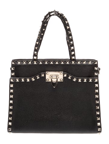 Rockstud Top Handle Bag