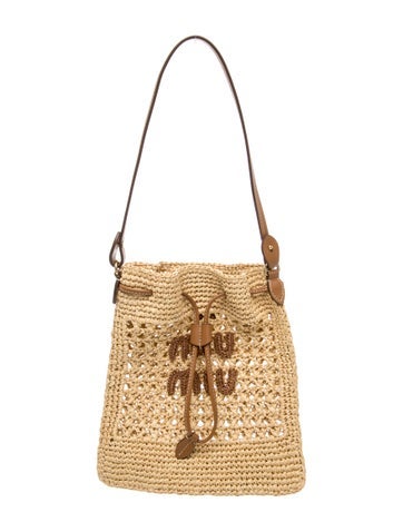 Straw Bucket Bag 2024