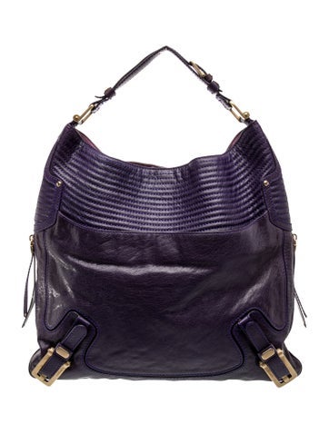 Versace Leather Shoulder Bag Vintage