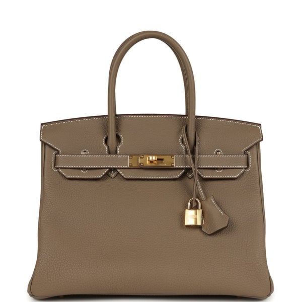 Hermes Hermes Birkin 30 Etoupe Togo Gold Hardware