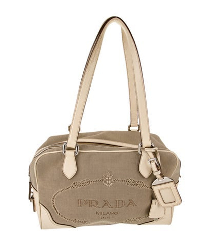 Prada Canvas Shoulder Bag