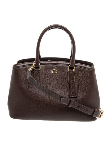 Leather Top Handle Bag