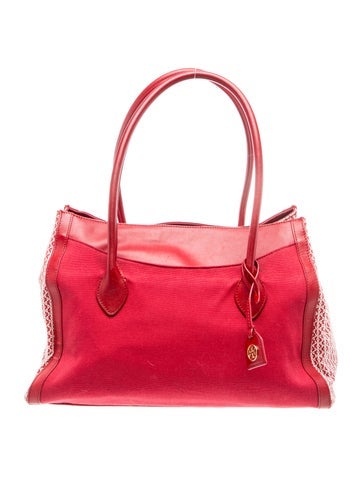 Tory Burch Canvas Weekender Bag