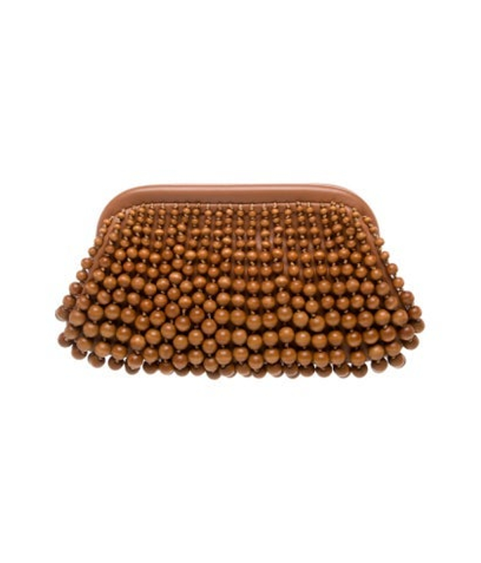 Cult Gaia Gaia Leather Clutch