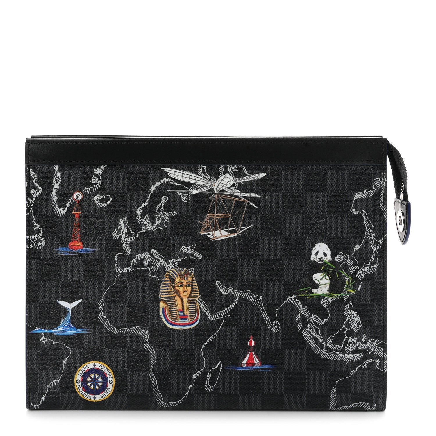 Louis Vuitton Damier Graphite Renaissance Pochette Voyage MM