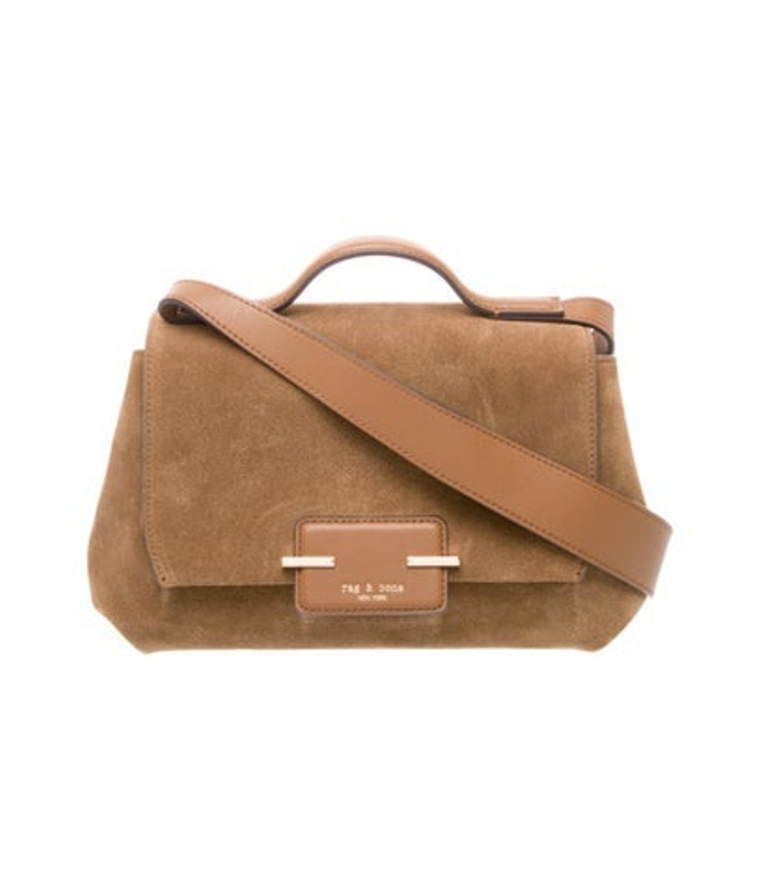 Rag & Bone Bone Suede Shoulder Bag