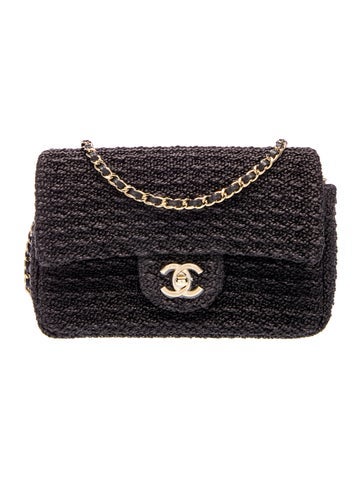 2025 Raffia Mini Flap Bag