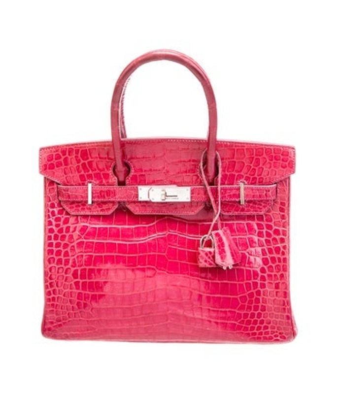 Hermes Shiny Porosus Crocodile Birkin 30