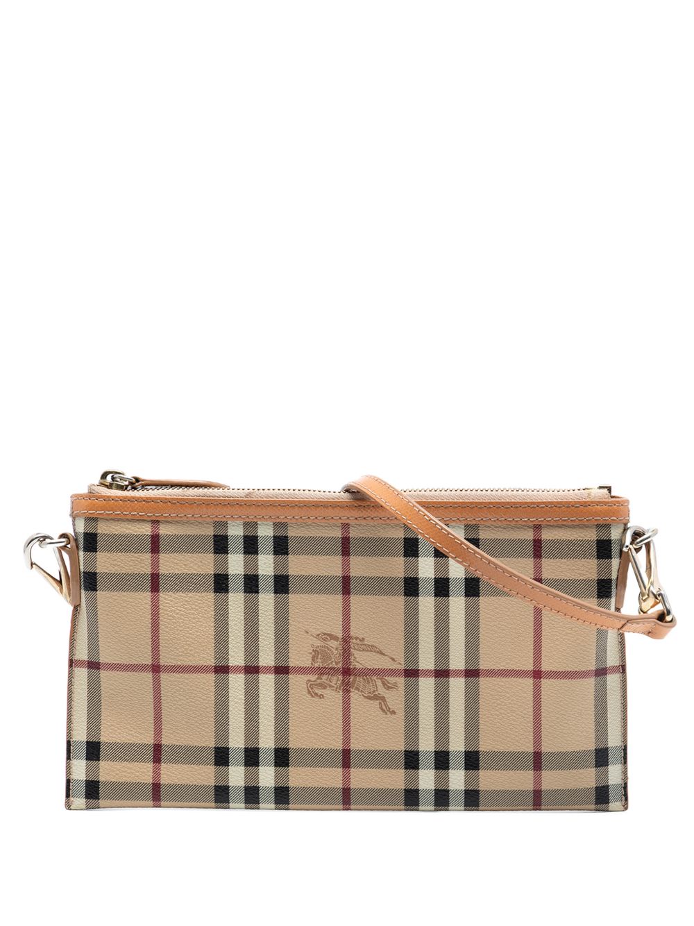 2000-2017 Haymarket Check Coated Canvas Peyton crossbody bag
