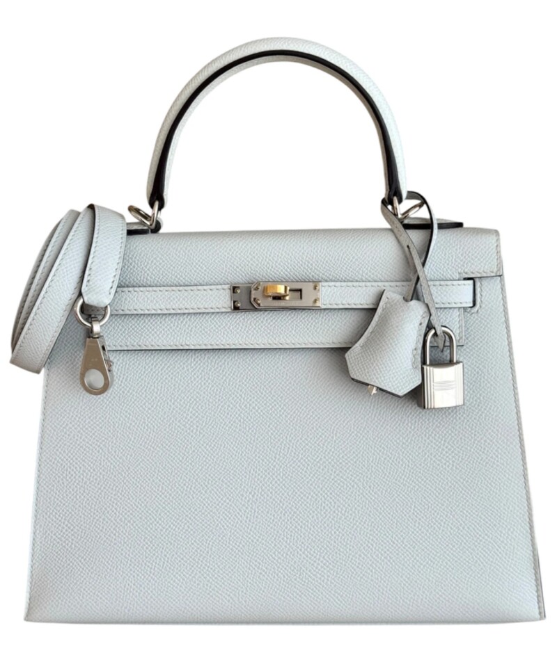 Gris Platine Epsom Sellier Kelly 25 Electrum Hardware, 2024