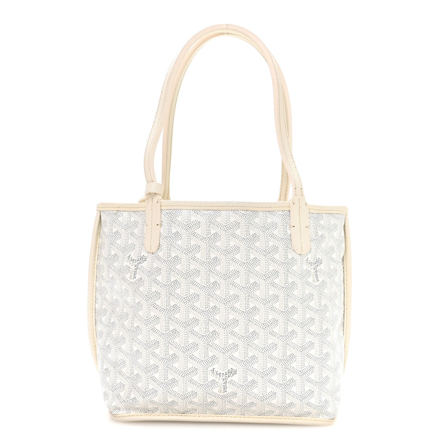 Goyard Goyardine Reversible Mini Anjou White