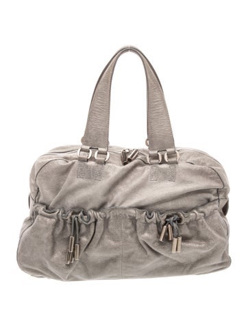 Leather Top Handle Bag