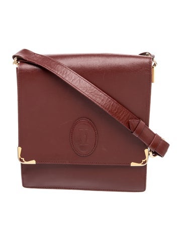 Cartier Leather Crossbody Bag Vintage