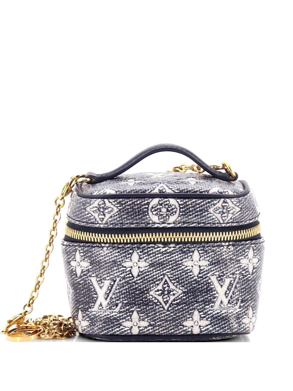 Vanity Case Monoglam Jacquard Canvas Micro satchel