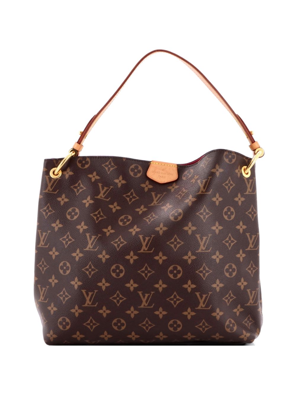 Graceful Handbag Monogram Canvas PM hobo bag
