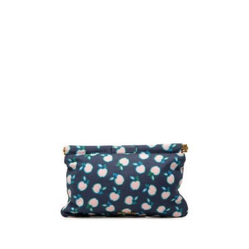 Canvas Apple Print Frame Flat Pouch