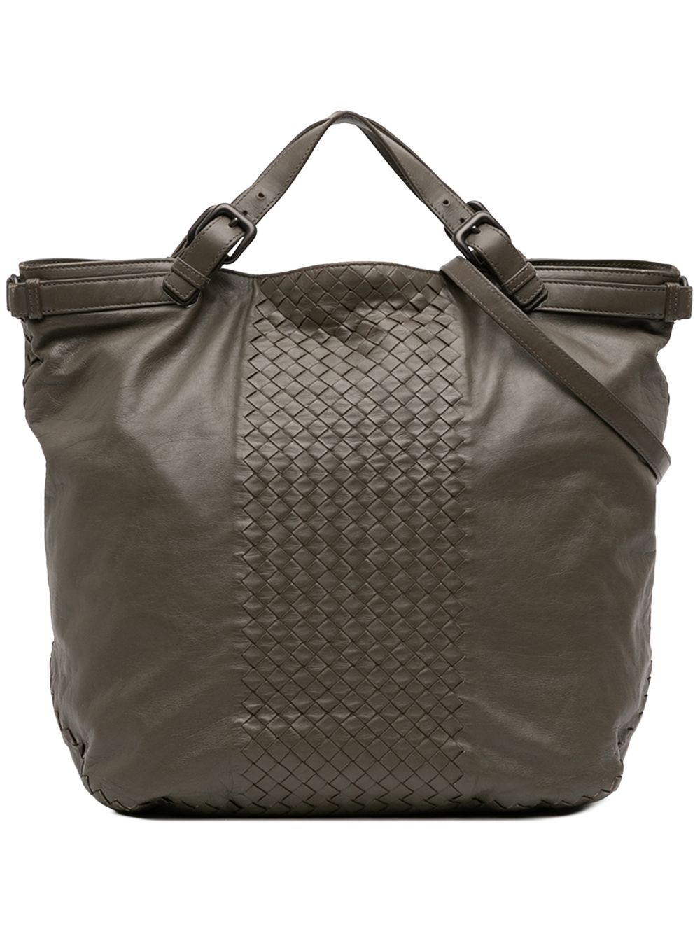 Bottega Veneta 2012-2025 Intrecciato Trimmed Nappa satchel