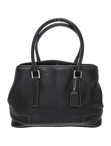 Leather Top Handle Bag