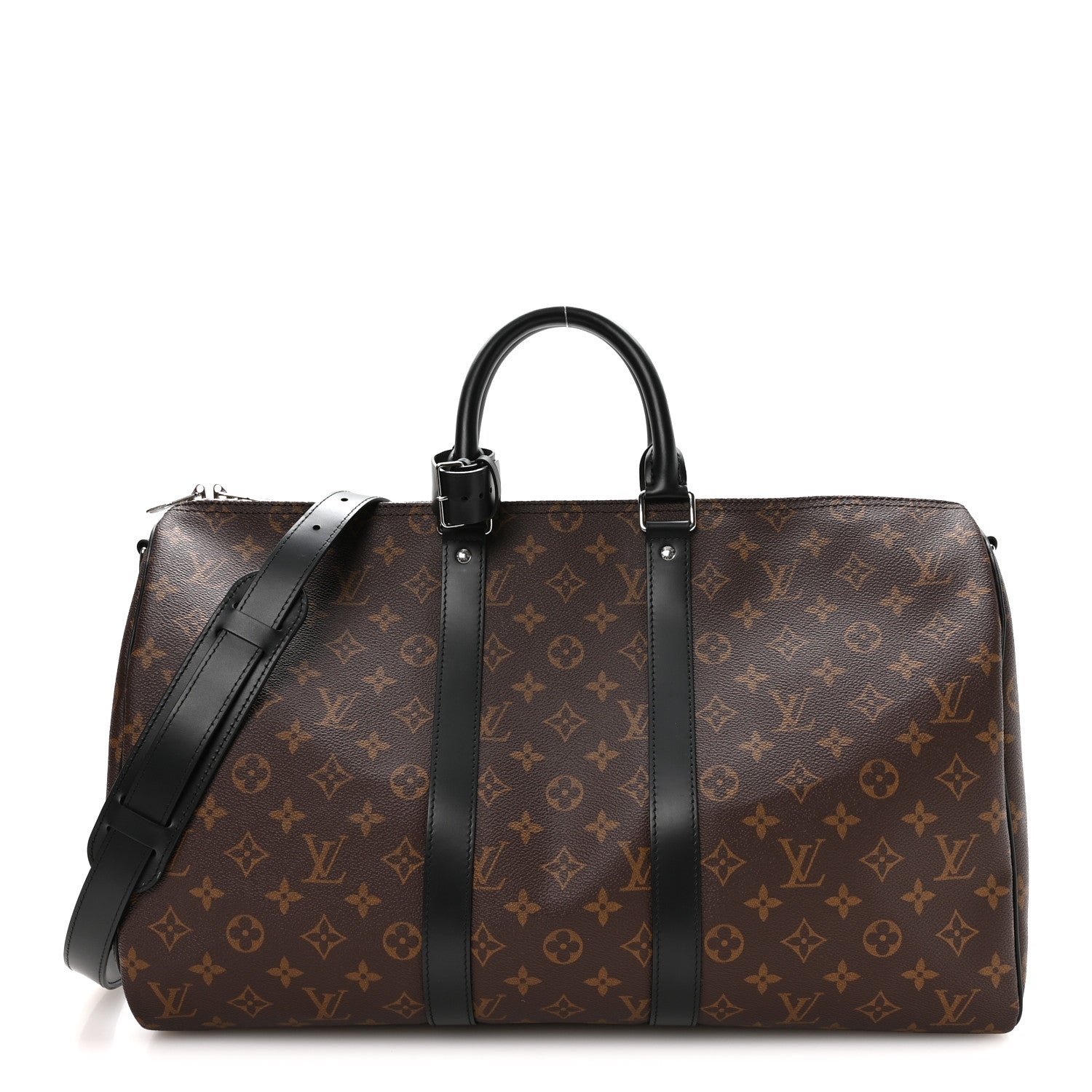 Louis Vuitton Monogram Macassar Keepall Bandouliere 45