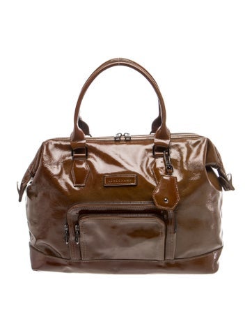 Patent Leather Top Handle Bag