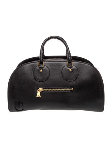 Leather Top Handle Bag