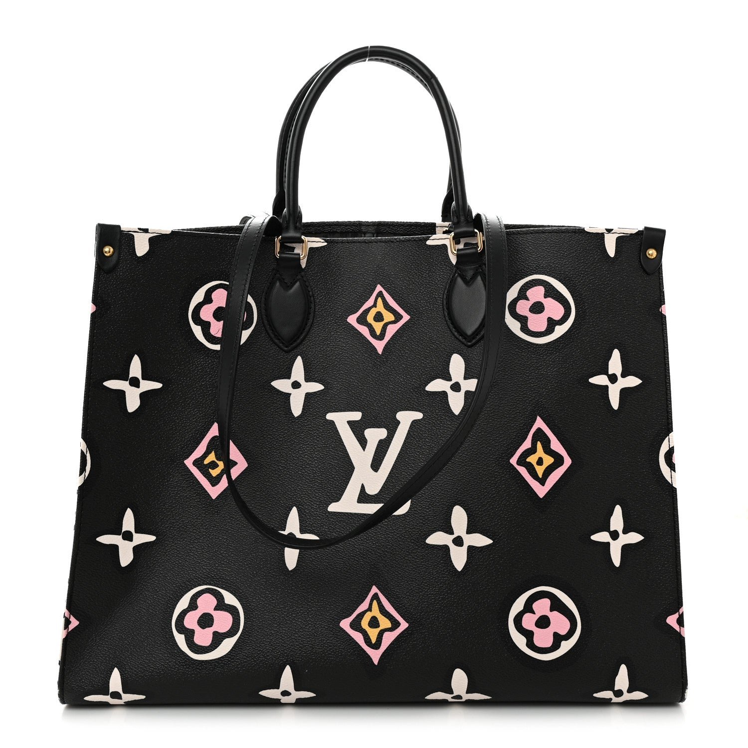Louis Vuitton Monogram Giant Wild At Heart Onthego GM Black