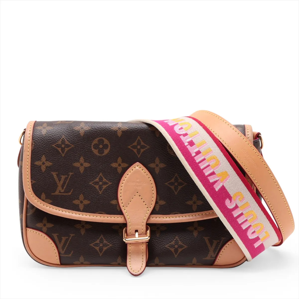 Louis Vuitton Monogram Dianu NM PM M46049 Brown There was an RFID response