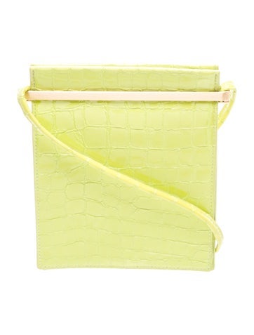 Embossed Leather Shoulder Bag