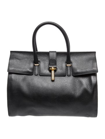 Balenciaga Leather Tube Round Medium