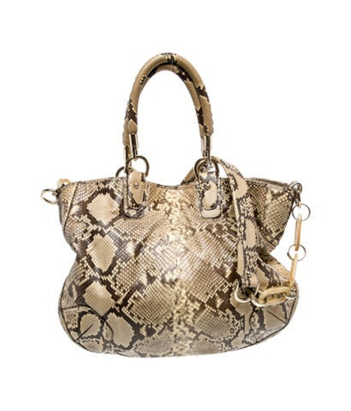 Bally Snakeskin Hobo