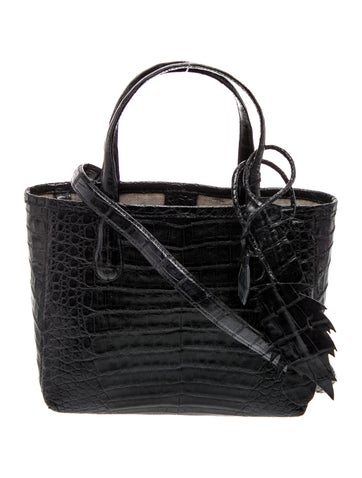 Nancy Gonzalez Crocodile Top Handle Bag