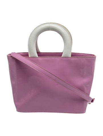 Patent Leather Top Handle Bag