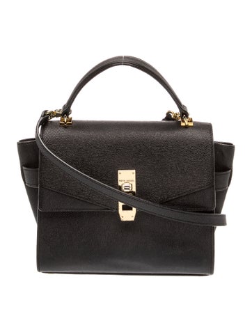 Leather Top Handle Bag