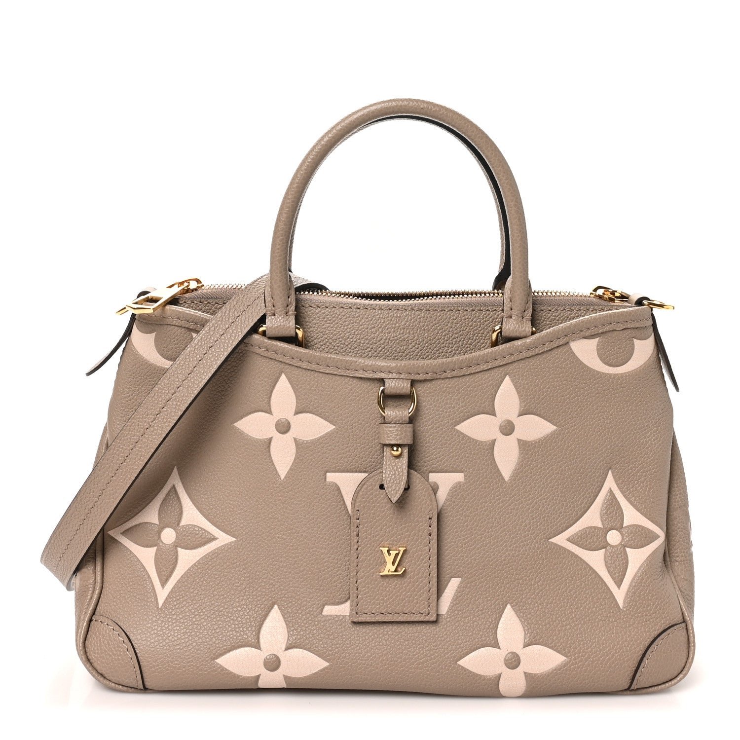 Louis Vuitton Empreinte Monogram Giant Trianon PM Tourterelle Creme