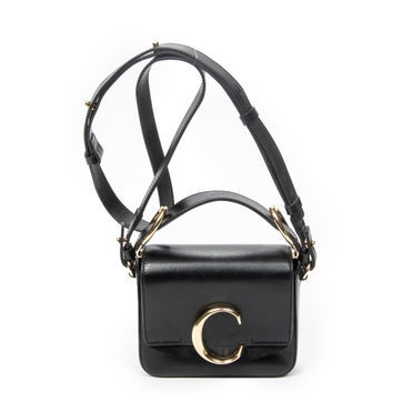 Leather C Double Carry Bag
