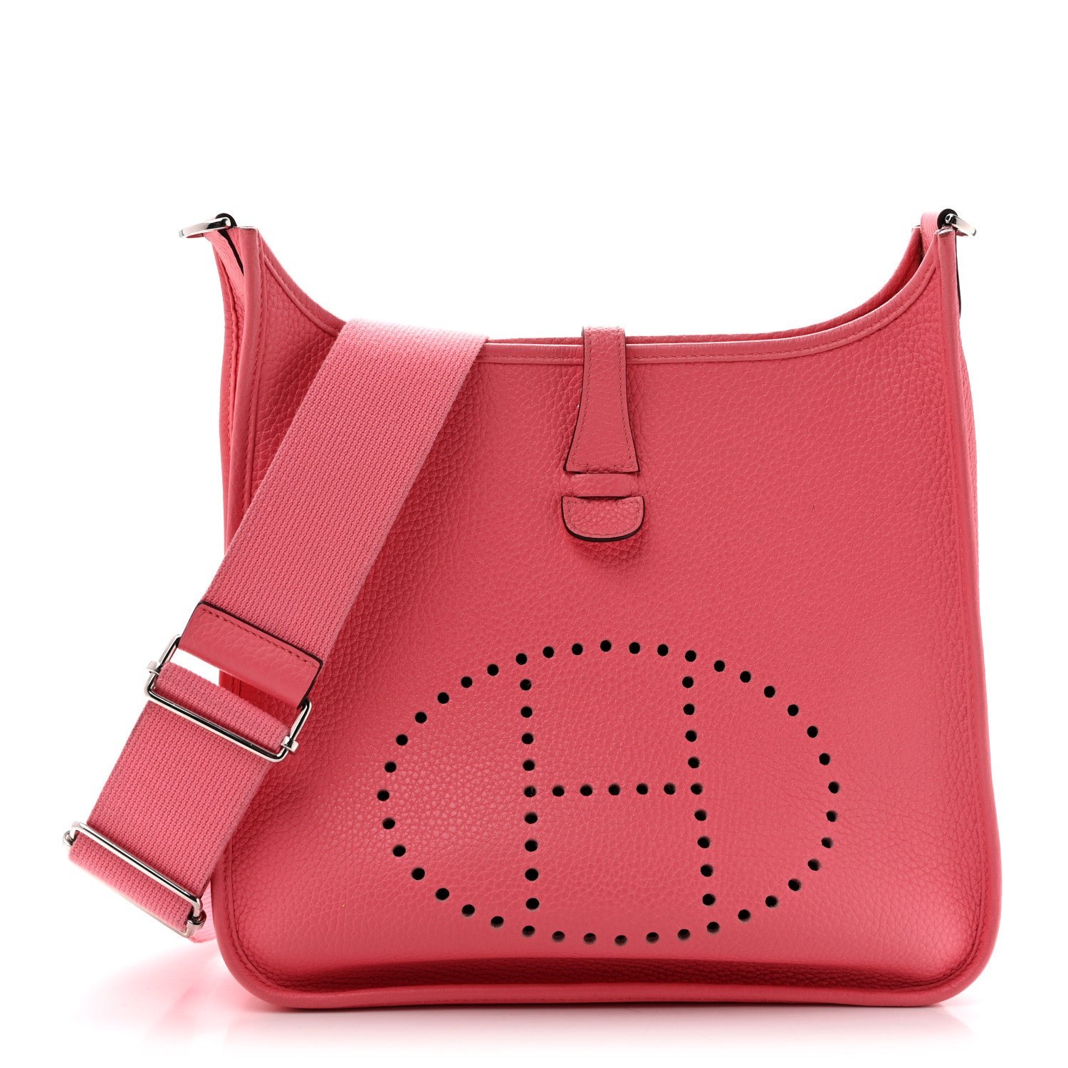 Hermes Taurillon Clemence Evelyne III PM Rose Azalee
