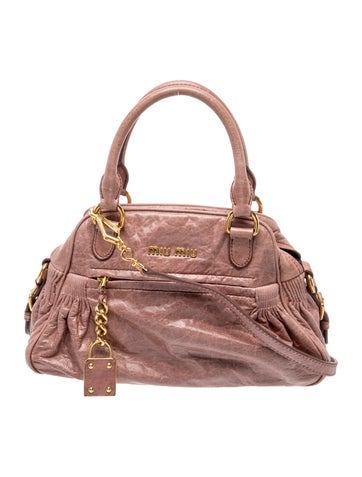 Leather Top Handle Bag