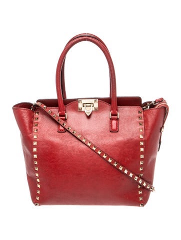 Rockstud Top Handle Bag