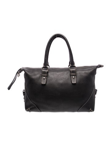 Leather Top Handle Bag