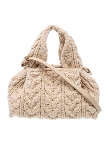 Wool Top Handle Bag