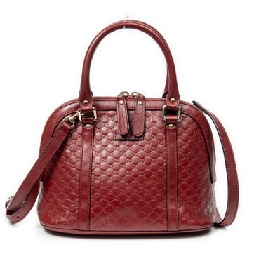Leather Mini Dome Tote