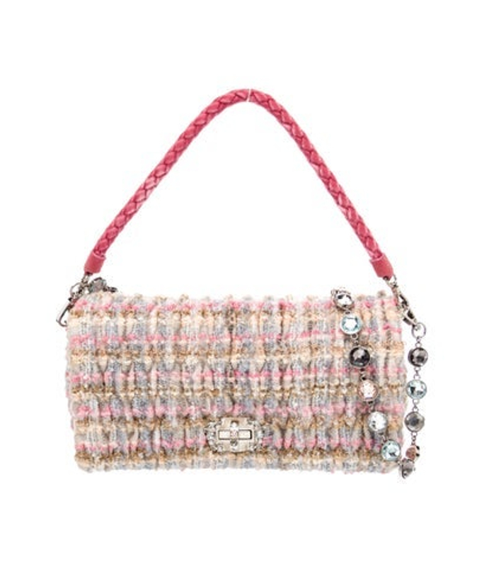 Miu Miu Miu Tweed Shoulder Bag
