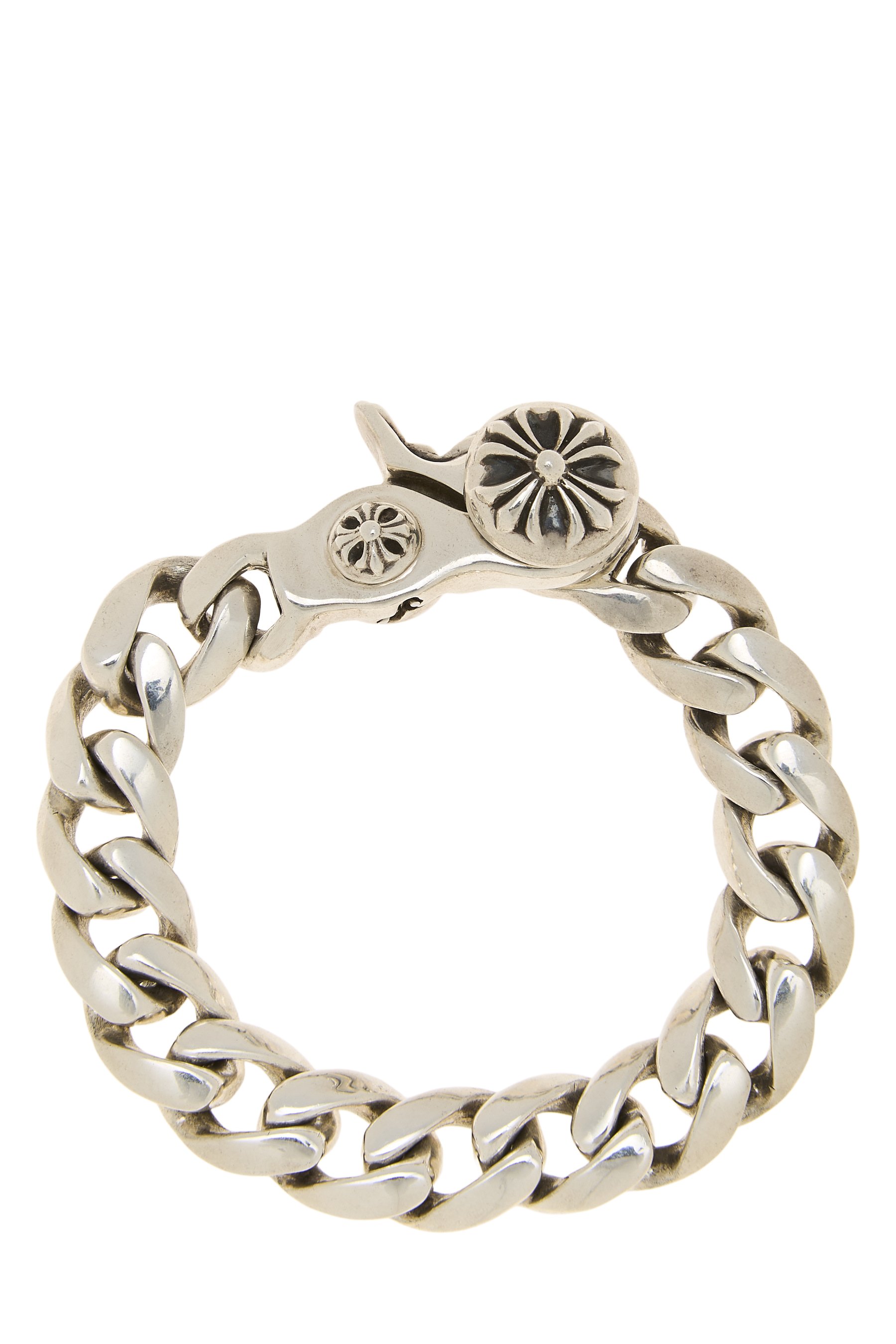 Chrome Hearts Sterling Silver Classic Link Bracelet