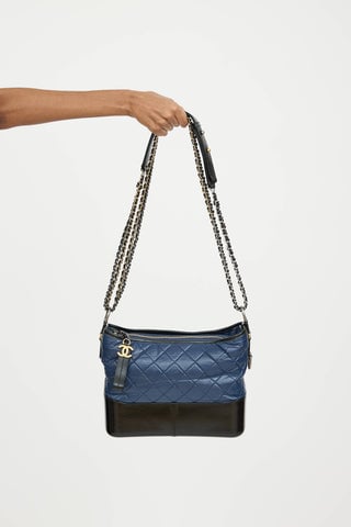 2017 Leather Medium Gabrielle Contrast Bag
