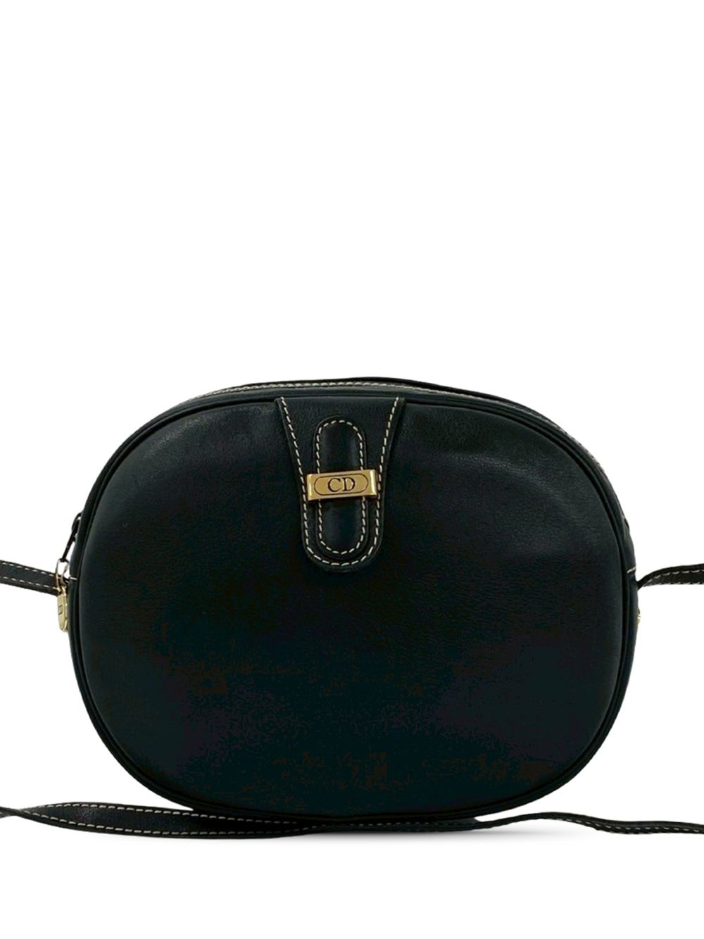 20th Century Leather CD Logo crossbody bag