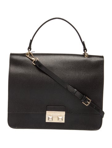 Leather Top Handle Bag w/ Tags